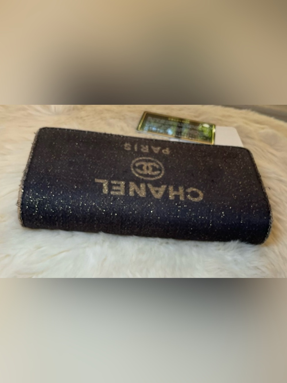 CHANEL Deauville Navy Long Wallet - Picture 7 of 13